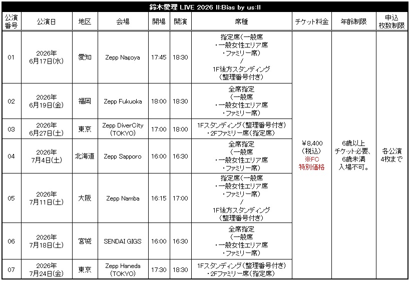鈴木愛理ファンクラブツアーin 長野 Amazon.co.jp: 鈴木愛理 FC ファンクラブツアー in 長野 NAGANO HAKUBA